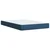 vidaXL vidaXL Box spring postelja z vzmetnico moder 120x200 cm blago, (21310817)