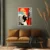 Canvas Slika na platnu Crvene usne, Sa ramom, 60 x 80 cm, Beli