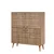 Hanah Home Komoda Multilux 95x111x36cm Hrast