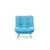 Atelier del Sofa Fotelja Misa 88x90x105cm Tirkizna