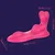 SuperLove Sit & Ride Strong Triple Motor Vibrator with App Pink