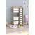 Hanah Home Višenamenska komoda Montana Xs 2D4N8U, 69 x112.2 x29.6 cm, Braon-bela