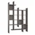Hanah Home Polica za knjige Manco, 122x188x25.5 cm, Braon