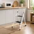 Songmics Dvostopenjski lestev 2 stopnji 55x455x82 cm Bela