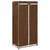 Vidaxl Garderobna omara 75x50x160 cm rjava