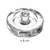 4-piece fermentation weight set, made of glass, 8 cm - Westmark