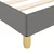Vidaxl Posteljni okvir temno siv 80x200 cm blago