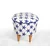 Atelier del Sofa Tabure 42cm Plavo-Belo