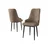 Hanah Home Set stolica Trex, 46x95x42 cm, 4 komada, Crno-smeđe