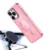 Maska za telefon Mag Case Glitter za iPhone 15 Pro Max, Bela