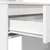 Vidaxl Toaletne mize za spalnice Visok sijaj bela 80 x 39,6 x 135 cm