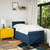 vidaXL vidaXL Box spring postelja z vzmetnico modra 90x190 cm blago, (21291216)