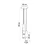 Sollux SL.0943 - Luster na sajli LOOPEZ, 3xGU10/10W/230V, okrugli, crna/hrom