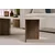 HANAH HOME Sto za dnevnu sobu Sable Travertine Walnut