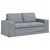 Set sofe 2 pcs Svijetlo siva 182 x 80 x 82 cm tkanina