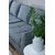 Atelier del Sofa Ugaona garnitura Tempo 83x90x300cm Tamnosiva