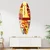 WallXpert dekorativna daska za surf od pleksiglasa Mvsf01M, šarena ilustracija sa simbolima Afrike, žirafom i slonom, 36 x 100 cm