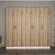 Hanah Home Ormar Noah-8223, 225x210x35 cm, Boje hrasta