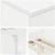 vidaXL Loft posteljni okvir s predalom 3 pcs Bela Konstruiran les