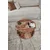HANAH HOME Okrugli set stolova za kafu Yang 2 Walnut