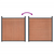 vidaXL Ograjni panel rjav 526x186 WPC