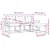 Set vanjskih sofa s jastukom 4 pcs Bijela i krem