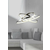 Lune Visilica Trostruki 60W LED 4000K Hrom