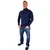 U.S. POLO ASSN. Majica  modra / temno modra