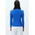 Trend Alacati Stili Ženska bluza dugih rukava Alc-X13290, V-izrez, Plava