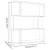 Greatstore Knjižna omara/pregrada siva sonoma 80x24x96 cm inženirski les