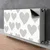 tulup.si Pokrov za radiator PVC Siva srca 110x60 cm