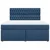 Box spring postelja z vzmetnico modra 180x200 cm blago - vidaXL - modra - 112.14 - 180 x 200 cm - vidaXL