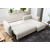 ATELIER DEL SOFA Ugaona garnitura Puffy Cream