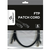 Gembird FTP Cat6 Patch cord, black, 1 m | PP6-1M/BK