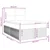 vidaXL vidaXL Box spring postelja z vzmetnico modra 160x200 cm blago, (21306739)