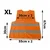 shumee Oranžen odsevni jopič XL