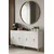 Hanah Home komoda Salkim 150, 125 cm, bela / zlatna