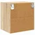 Vidaxl Viseča omarica Sonoma hrast 40 x 29,5 x 40 cm Konstruiran les