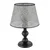 Opviq Stona lampa 300 Hazeran, 60 W, 45 cm, Siva
