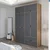 Hanah Home Garderober Elina-8908, 185x253x52 cm, Antracit