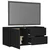 TV ormarić crni 80 x 34 x 36 cm od iverice