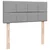 Vidaxl Boxspring postelja z vzmetnico svetlo siva 120x190 cm blago