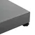 Baza za suncobran Tamno siva drvenasta 45 x 45 x 31,5 cm