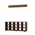 HANAH HOME Cipelarnik Talu Walnut