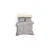 Chicory - Brown BrownWhite Ranforce King Quilt Cover Set (DE)