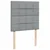 Vidaxl Box spring postelja z vzmetnico svetlo siva 80x200 cm blago