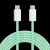 KRUGER&MATZ USB-C na USB-C kabl za brzo punjenje i prenos podataka, 100W, dužina 1 m, boja zelena, model KM1272-1G