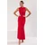 Trendyol Milla Ženska haljina Tprss25Ae00040, Crvena