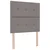vidaXL Postelja boxspring z vzmetnico Taupe 90 x 200 cm Blago