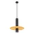 Sollux SL.1883 - Luster na sajli PELTA 1xGU10/10W/230V crna/žuta